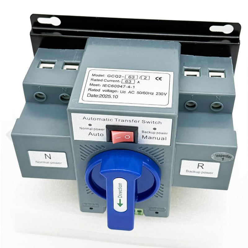 JONAS C JONASC AC110V 63A 2P Automatic Transfer Switch Solar ATS Generator Dual Power Changeover Switch 50HZ/60HZ - Image 4